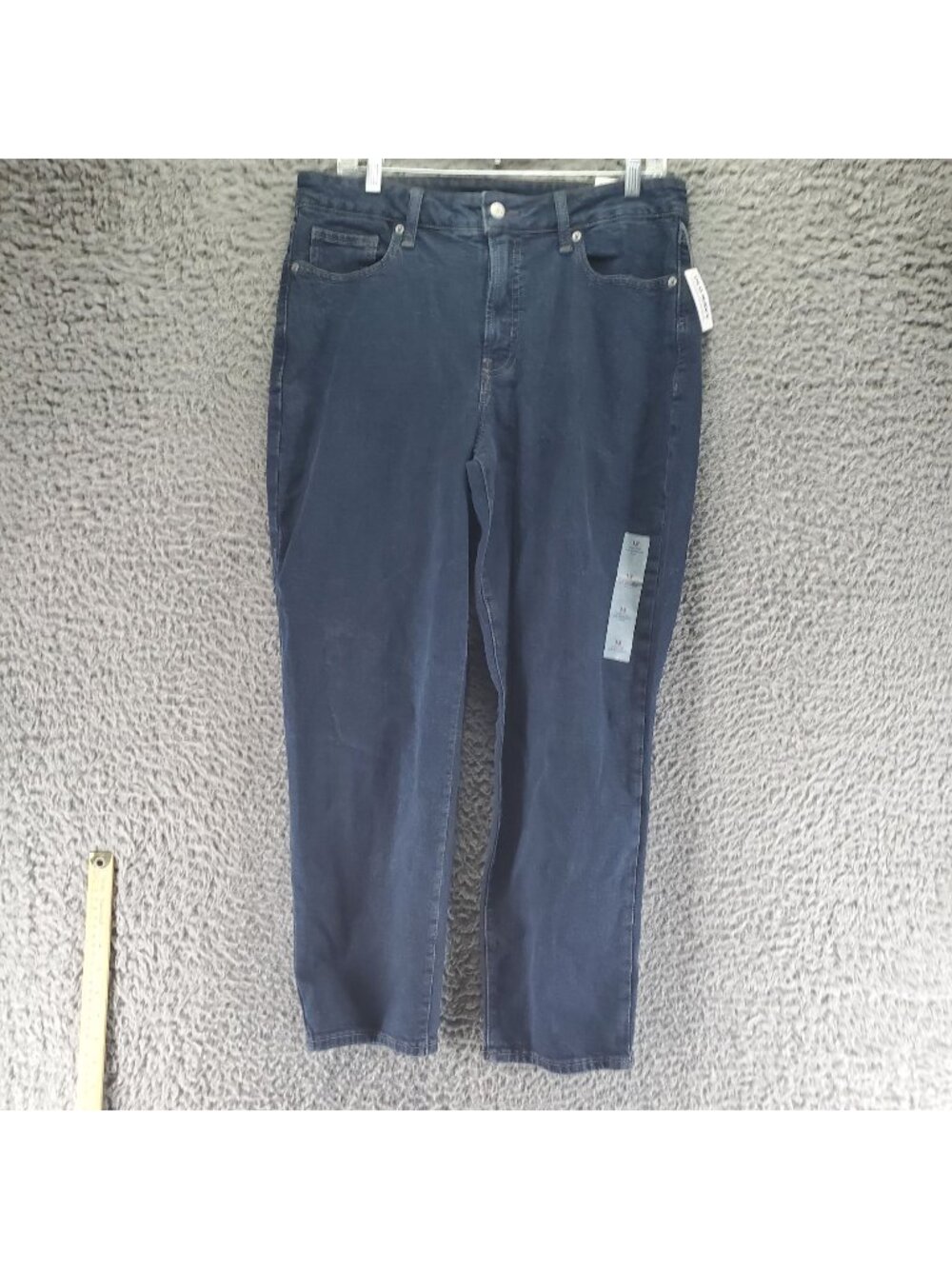 Old Navy Jeans Womens 12 Blue OG Straight Stretch Denim *NWT*